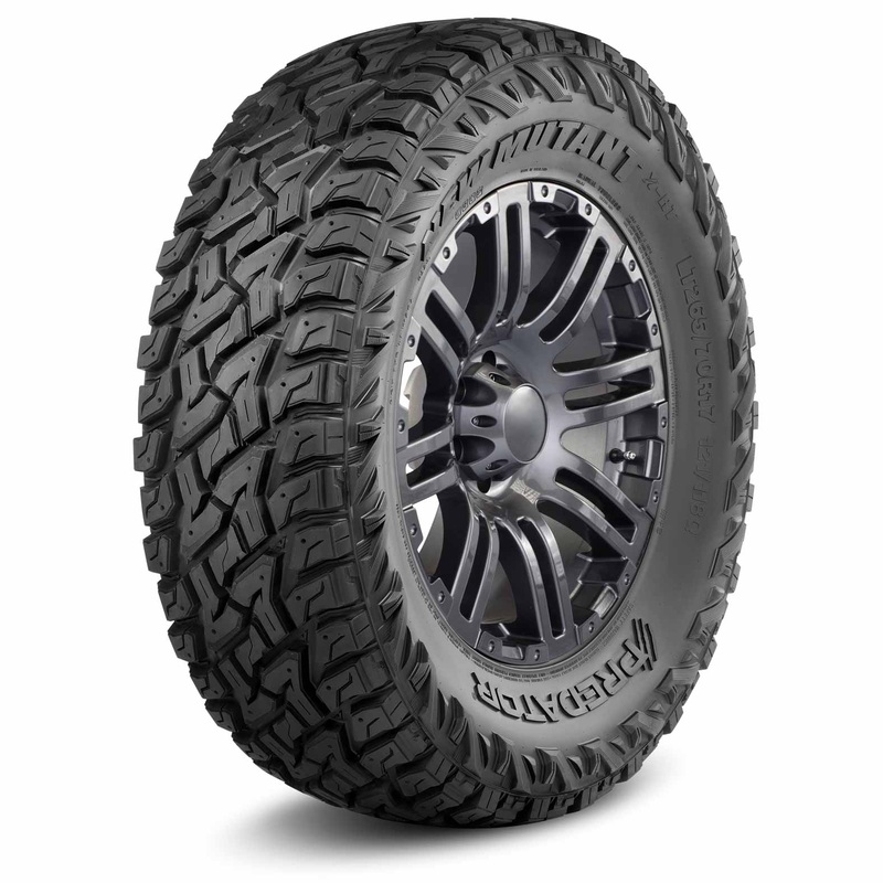 LT 33X12.50R20 LRE PREDATOR MUTANT X-RT ALL-SEASON TIRES (M+S)